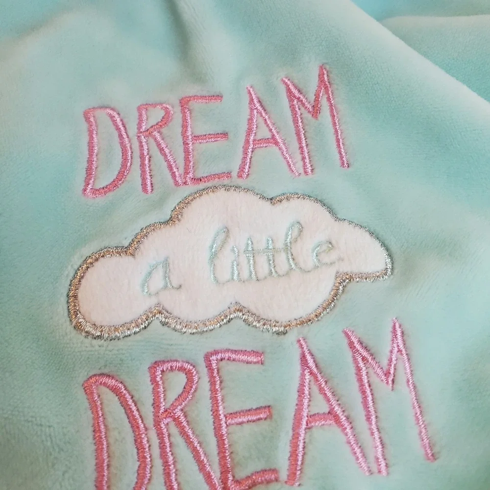 BABY STARTERS 2017 PINK UNICORN DREAM TEAL SECURITY BLANKET STUFFED ANIMAL PLUSH